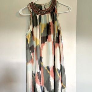 Multicolor Anthropologie Mini Dress, size 0